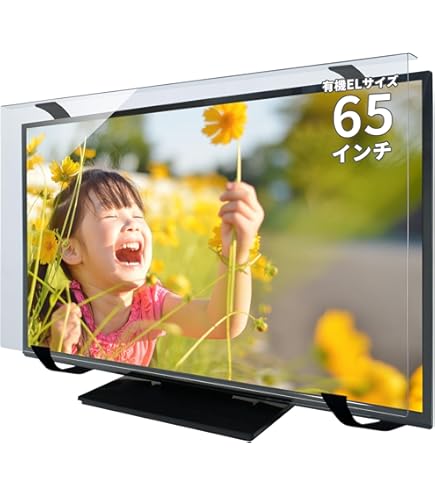 Amazon | テレビ保護パネル 65インチ 有機EL用 テレビカバー